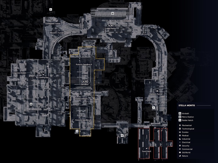 Stella Montis overview map